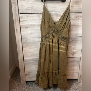 Olive Green Dress